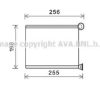 AVA QUALITY COOLING PE6366 Heat Exchanger, interior heating